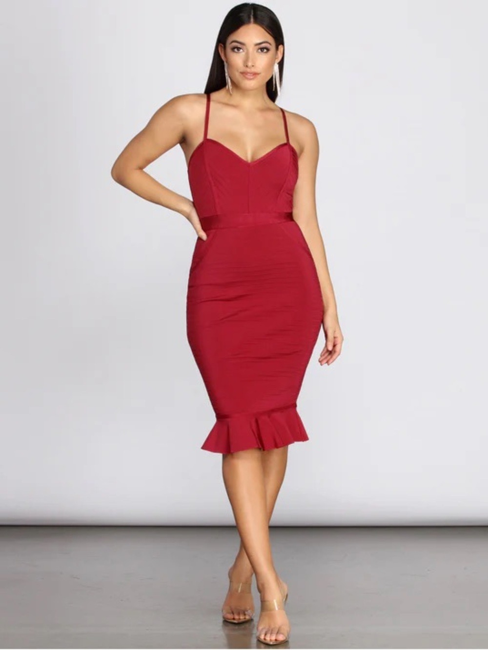 Windsor Bodycon Dress Semi Formal Elegant Evening Wedding Guest